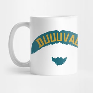 DUUUVAL Mustache - White Mug